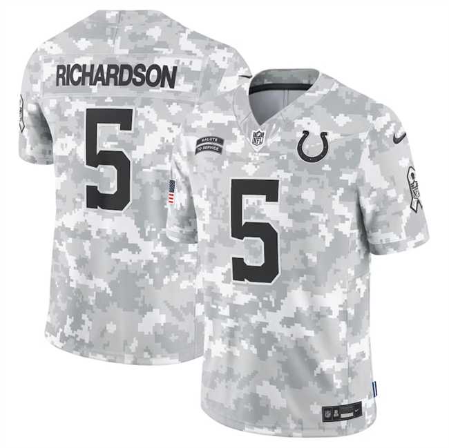 Men's Indianapolis Colts #5 Anthony Richardson 2024 Arctic Camo Salute To Service Limited Stitched Jersey Dyin,We sell and wholesale Men's Indianapolis Colts #5 Anthony Richardson 2024 Arctic Camo Salute To Service Limited Stitched Jersey Dyin on line form chian!